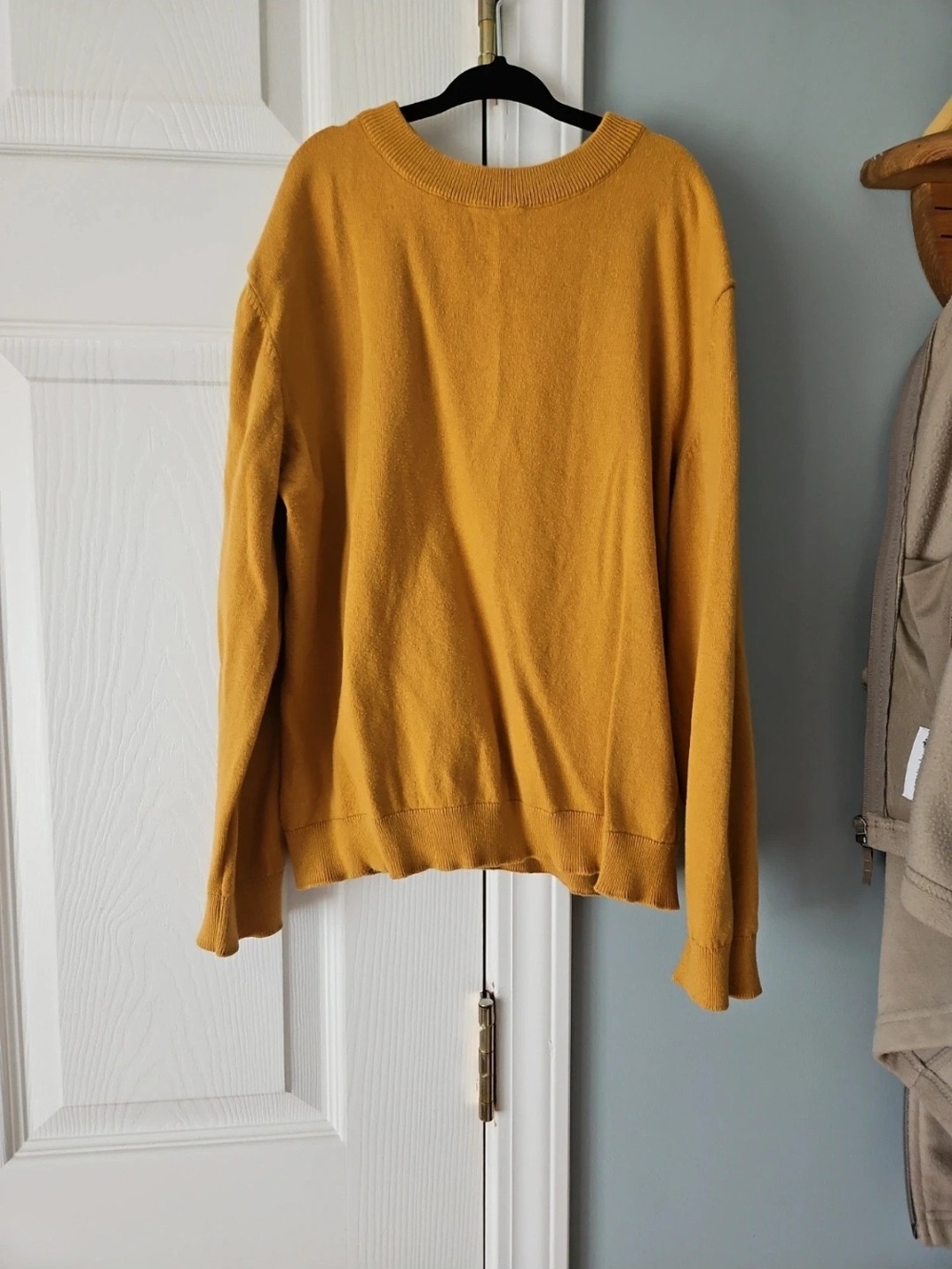 Zara Mustard Crewneck Sweater